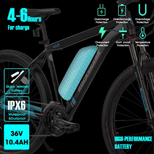 Aluminum Electric Mountain Bike for Adults Men Women, 26/27.5/29 inch e Bike, 350W