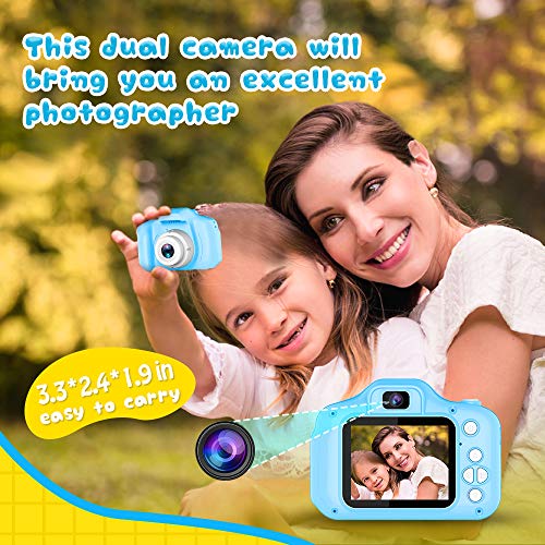 Kids Selfie Camera, Christmas Birthday Gifts for Boys Age 3-9