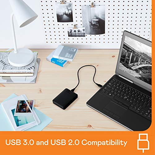 4TB Elements Portable External Hard Drive HDD, USB 3.0