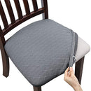 6 Pack Stretch Jacquard Chair Seat Covers, Removable Washable Anti-Dust