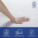Olee Sleep Aquarius 10-Inch Memory Foam Mattress in Blue, Queen