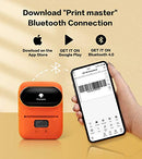 Portable Bluetooth Thermal Label Printer Maker for Clothing, Jewelry, Retail, Barcode
