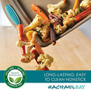 Nonstick Bakeware Set with Grips Includes Nonstick Bread Pan, Baking Sheet