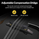 Acoustic Mandolin Musical Instrument Mahogany 8 String, Bundle With Tuner String Bag