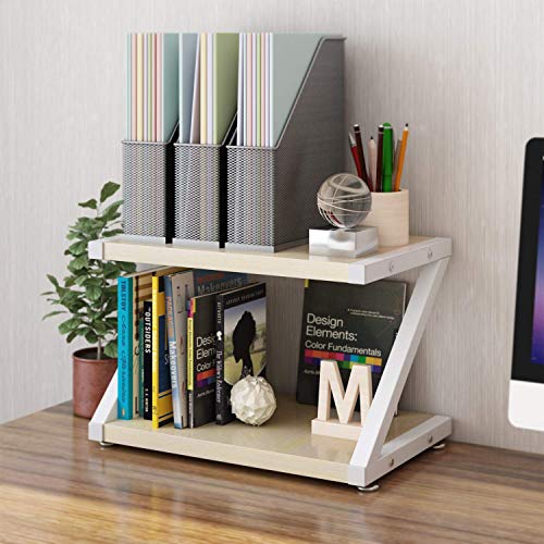 Desktop Stand for Printer - Skid Pads for Space Organizer as Storage Shelf, Book Shelf