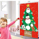 Christmas Toss Game Banner with 3 Bean Bags 53"x30"