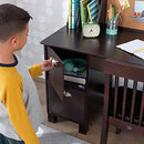 Wooden Study Desk with Chair - Drawers, Extra Storage, Handles, Gift for Ages 5-10