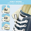 Xpand No Tie Shoelaces System with Elastic Laces - One Size Fits All Adult and Kids Shoes