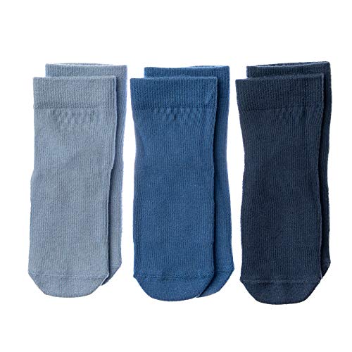 Bamboo Socks for Girls & Boys, 6M,12M, 2T - 3T, Unisex Grippy Socks that Stay On