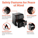 Pro II Air Fryer Oven Combo, 5.8QT Max Xl Large Cooker with 12 One-Touch Savable