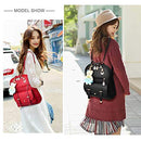 BAG WIZARD Women Small Backpack Purse Cute Quilted Vegan Leather Mini Back Pack Purses for Teen Girls