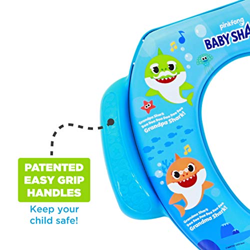 PinkFong Baby Shark Soft Potty Training Seat, Sharktastic