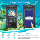 Waterproof Cell Phone Pouch : 3 Pack Universal Water Proof Dry Bag Case with Neck