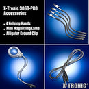 X-Tronic 3060-PRO • 75W Soldering Iron Station Kit • 5 Extra Tips • Mini Mag Lamp