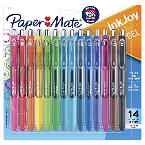 Gel Pens | InkJoy Pens, Medium Point, Assorted, 14 Count