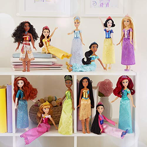 12 Royal Shimmer Fashion Dolls with Skirts and Accessories, Toy for Girls