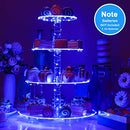 4 Tier Round Cupcake Stand – Premium Cupcake Holder – Acrylic Cupcake Tower