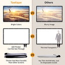 Projector Screen 120 inch, Taotique Movie Projector Screen 16:9 Foldable and Portable