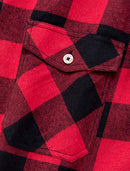 Men's Button Down Regular Fit Long Sleeve Plaid Flannel Casual Shirts