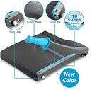 Paper Cutter Heavy Duty, 12 Inch Paper Cutting Board with Guard Rail, Blade Lock