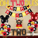 Mickey 2nd Birthday Party Supplies Decorations,  Birthday Cake Cupcake Topper,