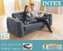 Intex Pull-Out Sofa Inflatable Bed, 80" X 91" X 26", Queen