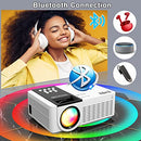 5G WiFi Projector with Bluetooth 5.1, 9000Lumens HD Movie Projector, 1080P