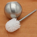 Toilet Brush with Holder -2pc Stainless Steel Toilet Scrubber,Toilet Brushes for Bathroom