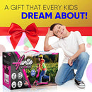 Hurtle 3-Wheeled Scooter for Kids-Wheel LED Lights,Adjustable Lean-to-Steer