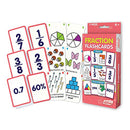 Junior Learning (3 Pk) Fraction Flash Cards