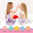Kids Makeup Kit for Girls Princess Real Washable Cosmetic Pretend Play Toys