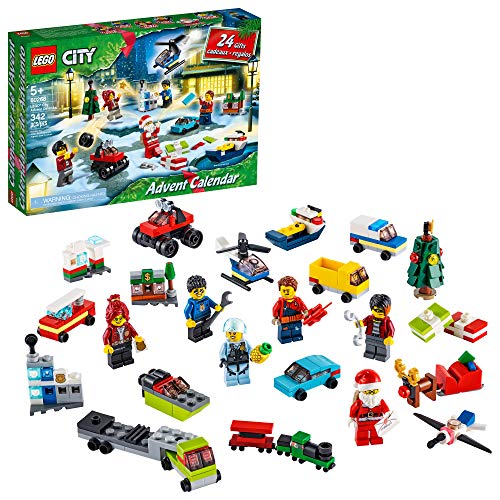 LEGO City Advent Calendar 60268 Playset, Includes 6 City Adventures TV Series