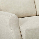 Loveseat Sofa / Easy, Tool-Free Assembly, Beige