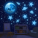 Glowing Stars for Ceiling, 1008 PCS Glow in The Dark Stars,Space Wall Decals