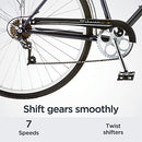 Adult Bike Hybrid Retro-Styled Cruiser, 18-Inch/Medium Steel Step-Over Frame