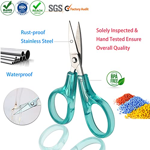 Sharpest and Precise Stainless Steel Curved & Straight Thread Yarn Cutting Scissors