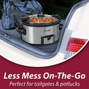 SCCPVL610-S-A 6-Quart Cook & Carry Programmable Slow Cooker with Digital Timer