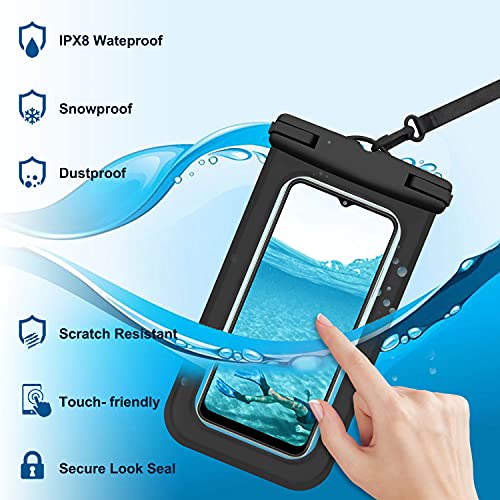 Universal Extra-Large Waterproof Pouch,Underwater Dry Bag for Samsung Galaxy A12,