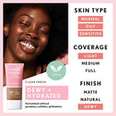 COVERGIRL, Clean Fresh Skin Milk Foundation, Deep/Dark, 1 Count