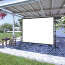 Projector Screen with Stand,150inch Indoor Outdoor Movie Projection Screen