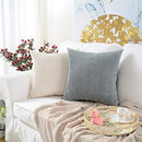 Pack of 2, Corduroy Soft Decorative Square Throw Pillow Cover Cushion Covers