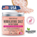 Himalayan Salt Body Scrub with Collagen and Stem Cells-Natural Exfoliating Salt