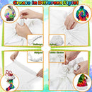 Tie Dye Kit,32Colors Fabric Dye Art Kit for Kids, Adults and Groups w/ Rubber Bands