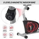 Recumbent Exercise Bike, Magnetic Indoor Cycling Bike Stationary Bikes