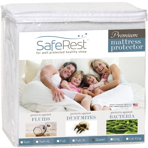 Mattress Protector – Queen - College Dorm Room, New Home, First Apartment Essentials