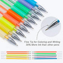 Glitter Gel Pens, 100 Color Glitter Pen Set for Making Cards
