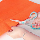 Scissors Set of 4, Premium Stainless Steel Razor Blades, Ergonomic Semi-Soft Rubber Grip