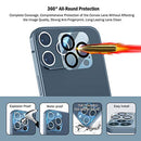 3 Pack Screen Protector for iPhone 12 Pro Max 6.7” with 2 Packs Tempered Glass