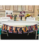 Rustic Welcome Bulletin Board Set—Farmhouse Welcome Sign Letters Decor (11 pc)