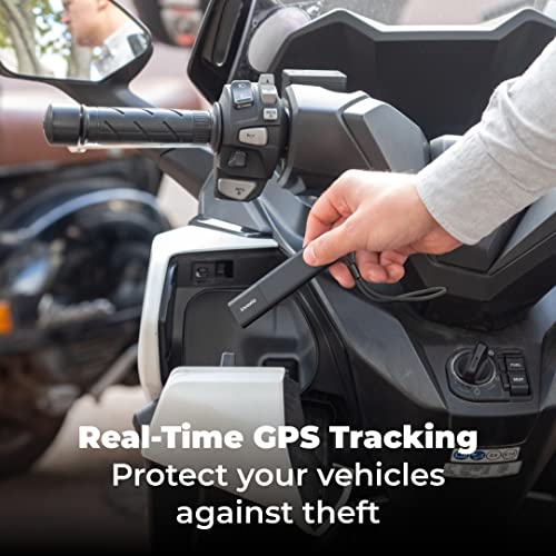 Real Time GPS Tracker - for Vehicles, Cars, Motorcycles, Bikes, Kids - Motion and Tilt Alerts